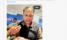 离谱！印度一机长机场安检时插队 争执后殴打乘客