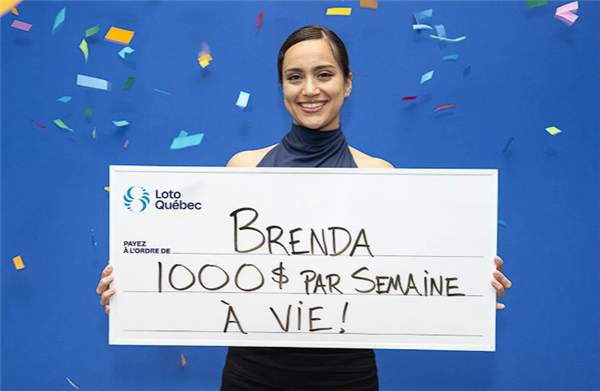 加拿大20岁女孩中大奖后选择每周领钱:每次1000块 能领到终身