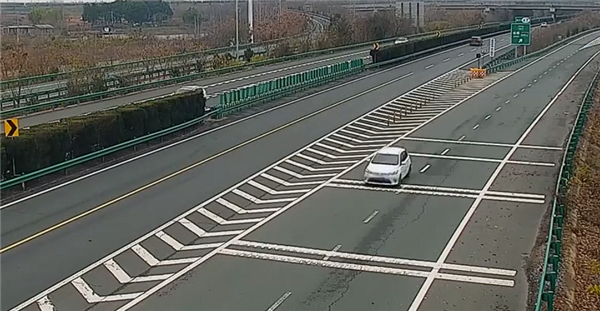 女子开车逆行上高速反怪导航：我没地方走了